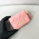 Replica Dior Women Wallets Caro Scarlet Wallet Antique Pink Supple Cannage Calfskin Uk