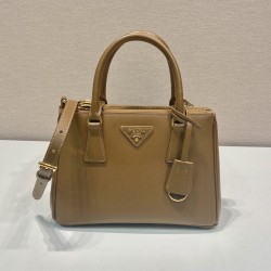 Small Galleria Saffiano Leather Bag In Brown Uk