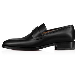 CHRISTIAN VARSIMOC CALF LEATHER LOAFERS BLACK - CL109 UK