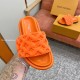 replica POOL PILLOW COMFORT SLIDES IN ORANGE - LVS61 UK