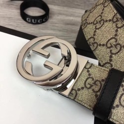 Gg Supreme Belt With G Buckle - B78 Uk Gg Supreme Belt With G Buckle - B78 Uk