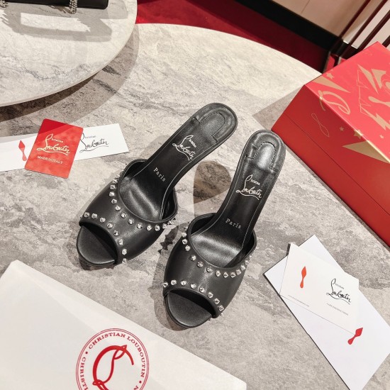 Replica Me Dolly Spike Heeled Sandals Black - Cl25 Uk - 14912 - Buddha Luxury