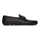 Replica Vlogo Signature Grainy Calfskin Driving Shoes In Black - Vl136 Uk - 11288 - Buddha Luxury