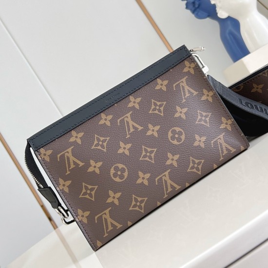 replica GASTON WEARABLE WALLET BROWN MONOGRAM MACASSAR M14036 UK
