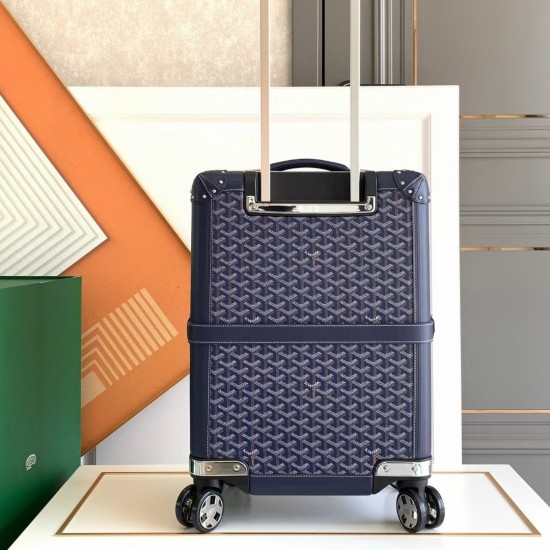 replica BOURGET PM TROLLEY CASE IN NAVY BLUE UK