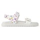 replica TAKASHI MURAKAMI LV SUNSET FLAT COMFORT SANDALS IN WHITE - LVS94 UK