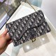 replica SADDLE POUCH BLUE OBLIQUE JACQUARD UK