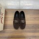 Replica Dolce & Gabbana 11090 DFR#12654 Buddha Luxury Replica Suede Driver Shoes In Brown - Gd208 Uk - 11090 - Buddha Luxury