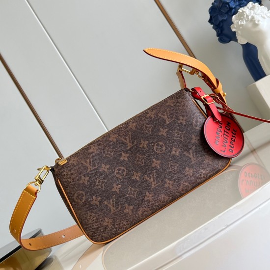 Replica L Men Crossbody Bags Pochette Accessoire Xl Brown Monogram Dust Canvas M11623 Uk
