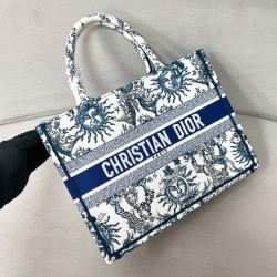 MEDIUM BOOK TOTE WHITE AND NAVY BLUE TOILE DE JOUY SOLEIL EMBROIDERY UK MEDIUM BOOK TOTE WHITE AND NAVY BLUE TOILE DE JOUY SOLEIL EMBROIDERY UK