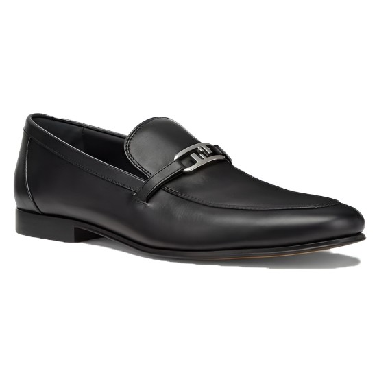 replica OLOCK LOAFERS BLACK LEATHER - FD161 UK
