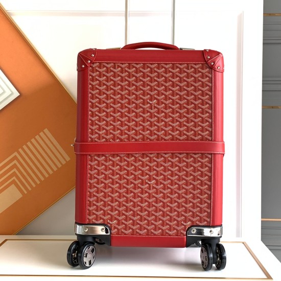 replica BOURGET PM TROLLEY CASE IN RED UK