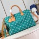 Replica L 15525 LFR#12005 Buddha Luxury Replica Speedy P9 Bandouliere 40 Green Soft Calfskin M24417 Uk - 15525 - Buddha Luxury