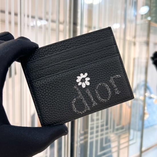 replica BY ERL CARD HOLDER BLACK GRAINED CALFSKIN UK