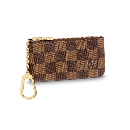 replica M62650 KEY POUCH DAMIER EBENE COATED CANVAS IN BROWN UK
