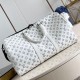 Replica Keepall Bandouliere 50 White Monogram Shadow Leather M24954 Uk - 15549 - Buddha Luxury