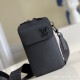Replica M57089 Phone Pouch Black Grained Calf Leather Uk - 15808 - Buddha Luxury