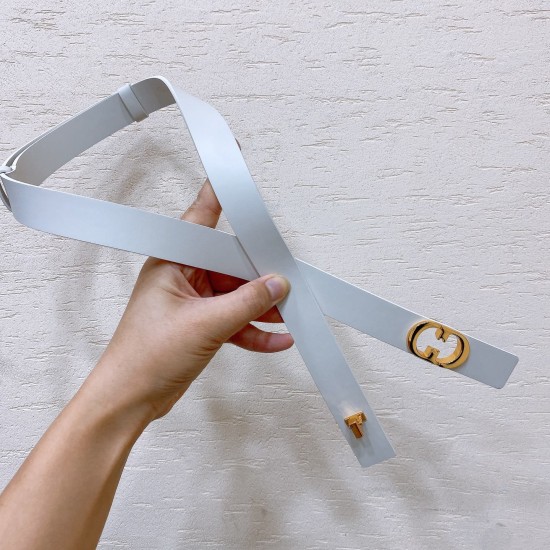replica BELT 30 MONTAIGNE AVENUE WHITE - B323 UK