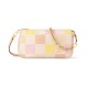 Replica L 12711 LFR#11126 Buddha Luxury Replica Pochette Accessoires Peach Pink Damier Coated Canvas N40642 Uk - 12711 - Buddha Luxury