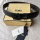 Replica Fendi 14521 FFR#7735 Buddha Luxury Replica Ff Brown Leather And Fabric Reversible Belt - B272 Uk - 14521 - Buddha Luxury