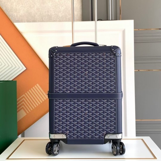 replica BOURGET PM TROLLEY CASE IN NAVY BLUE UK