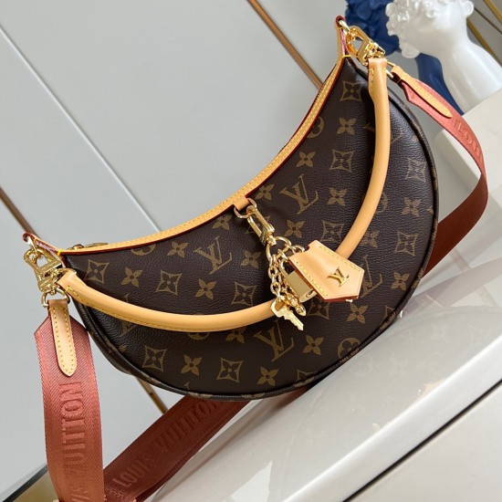 Replica L 13688 LFR#14956 Buddha Luxury Replica Looping Handbag Brown Monogram Canvas M12939 Uk - 13688 - Buddha Luxury