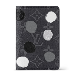 X Yayoi Kusama Pocket Organizer Monogram Eclipse In Black M81928 Uk