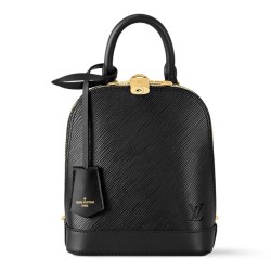 ALMA BACKPACK BLACK EPI LEATHER M25103 UK