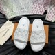 replica WATERFRONT MULE SLIDES IN WHITE - LVS76 UK