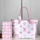 Replica Neverfull Mm Handbag In White And Pink M22980 Uk - 14035 - Buddha Luxury