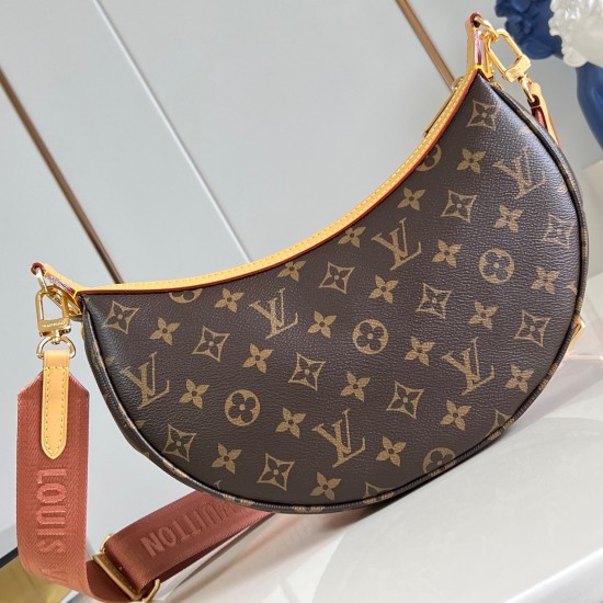 Replica L 13688 LFR#14956 Buddha Luxury Replica Looping Handbag Brown Monogram Canvas M12939 Uk - 13688 - Buddha Luxury