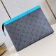 Replica L Men Clutch and pouch Pochette Voyage Mm Turquoise Monogram Eclipse Reverse M11466 Uk
