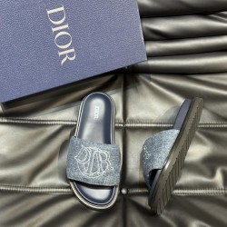 AQUA SANDAL BLUE QUILTED DENIM - CDS16 UK