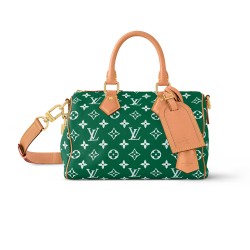 Speedy P9 Bandouliere 25 Green Soft Calfskin M24423 Uk
