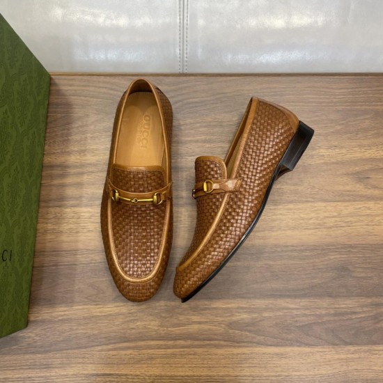 replica HORSEBIT LEATHER LOAFERS BROWN - GC382 UK