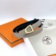 replica CAVALIERE BELT BUCKLE & REVERSIBLE LEATHER STRAP 24MM - B384 UK