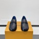replica MAJOR LOAFERS IN NAVY BLUE - LV859 UK