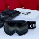 replica RHINESTONE ACETATE SKI GOGGLES IN BLACK - SG238 UK