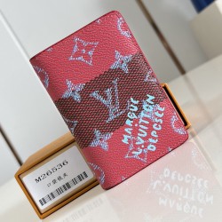 Pocket Organizer Red Stripes Monogram Heritage Canvas M26536 Uk