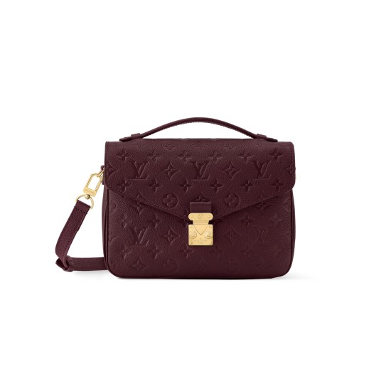 Replica Pochette Metis Mm Bag Grenat Embossed Grained Cowhide Leather M25939 Uk - 13474 - Buddha Luxury