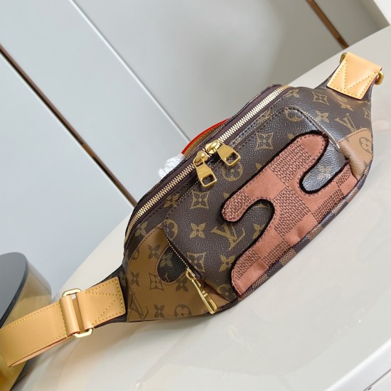 Replica RUSH BUMBAG BROWN MONOGRAM LANDSCAPE CANVAS M15271 UK replica RUSH BUMBAG BROWN MONOGRAM LANDSCAPE CANVAS M15271 UK