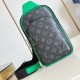 replica AVENUE SLINGBAG PM BAMBOO GREEN MONOGRAM ECLIPSE CANVAS M25891 UK