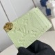 replica ROMY CARD HOLDER GREEN ASNIERES MONOGRAM EMPREINTE LEATHER M25702 UK