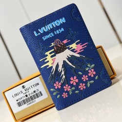 Pocket Organizer Blue Monogram Canvas M25972 Uk