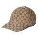 replica GG CANVAS BASEBALL HAT IN BEIGE UK
