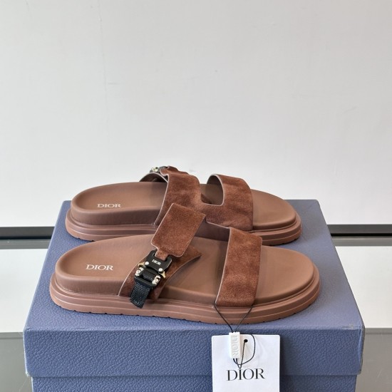 replica AQUA SANDALS DEEP BROWN SUEDE - CDS35 UK