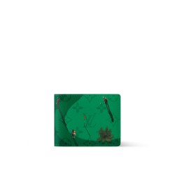 Slender Wallet Golf Green Monogram Canvas M14878 Uk