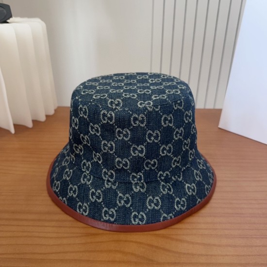 replica WASHED JACQUARD DENIM HAT UK