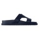 Replica L 11791 LFR#17911 Buddha Luxury Replica Oasis Mules In Navy Blue Calf Leather - Lvs109 Uk - 11791 - Buddha Luxury