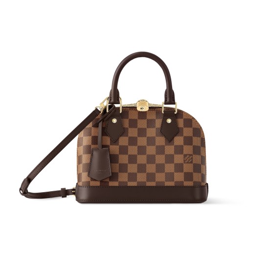 replica ALMA BB BAG BROWN DAMIER EBENE CANVAS N40606 UK